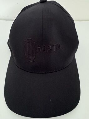 QKapital Black Embroidered Adjustable Baseball Cap Hat L/XL Unisex